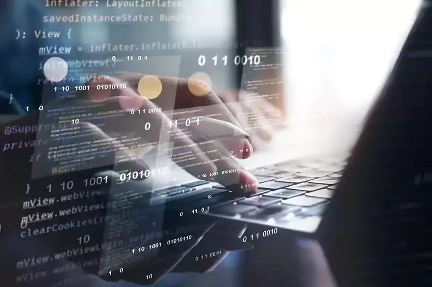 Illustration representing innovation at every step